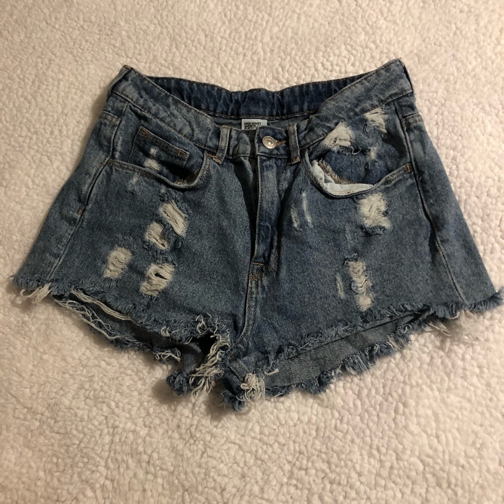 high waisted shorts